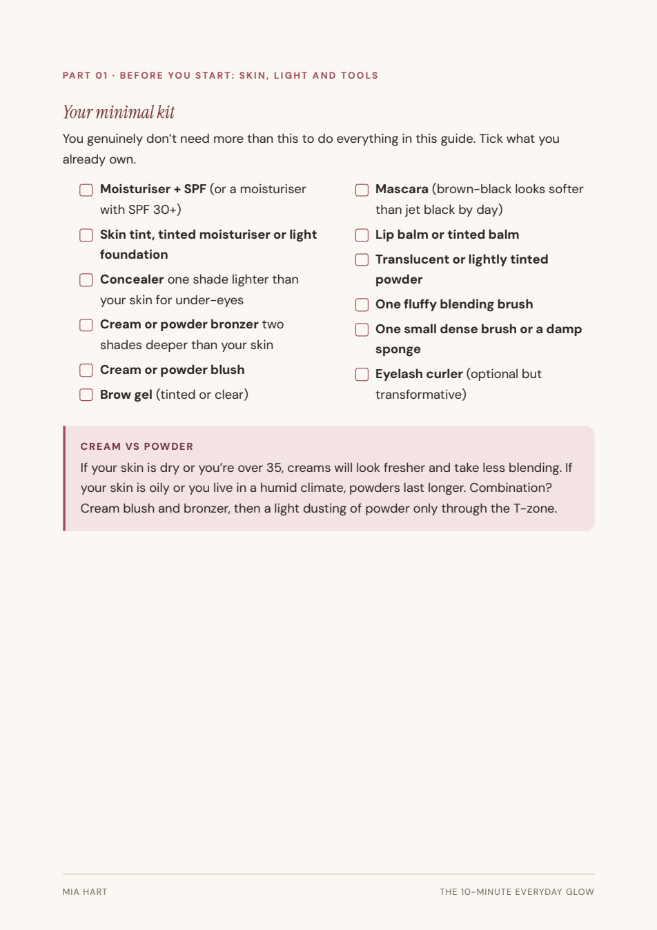 The 10-Minute Everyday Glow — inside page preview 3