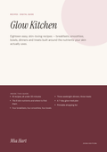 Glow Kitchen — Mia Hart digital guide cover