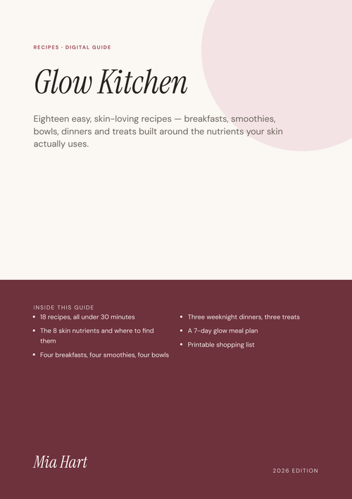 Glow Kitchen — Mia Hart digital guide cover