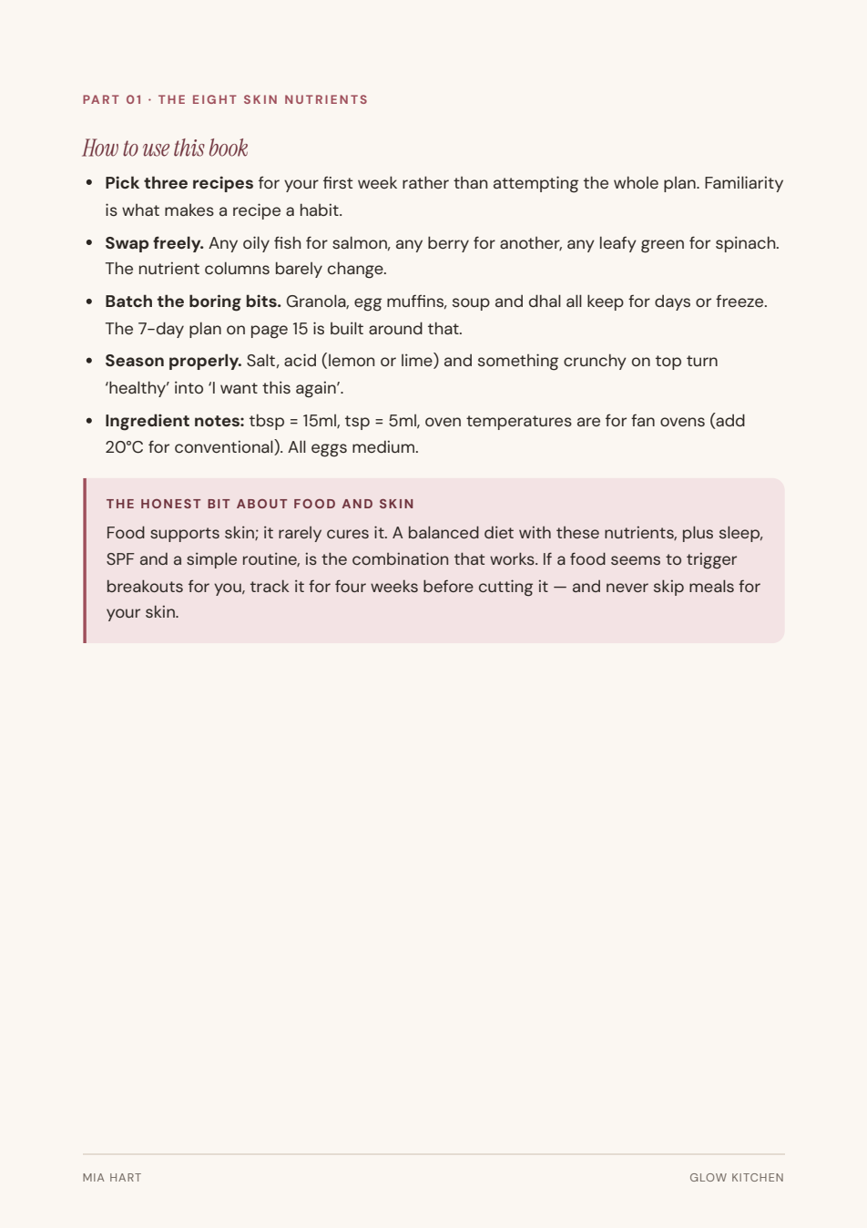 Glow Kitchen — inside page preview 3